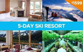 2-person 5-day skiing Resort Package