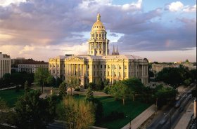 Colorado State Capitol creating in Denver