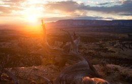 Sunrise in Colorado's Dinosaur nationwide Monument
